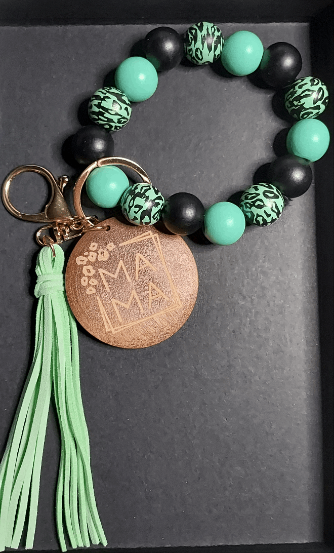 Llavero pulsera MAMÁ - Cuciture di Gisela 