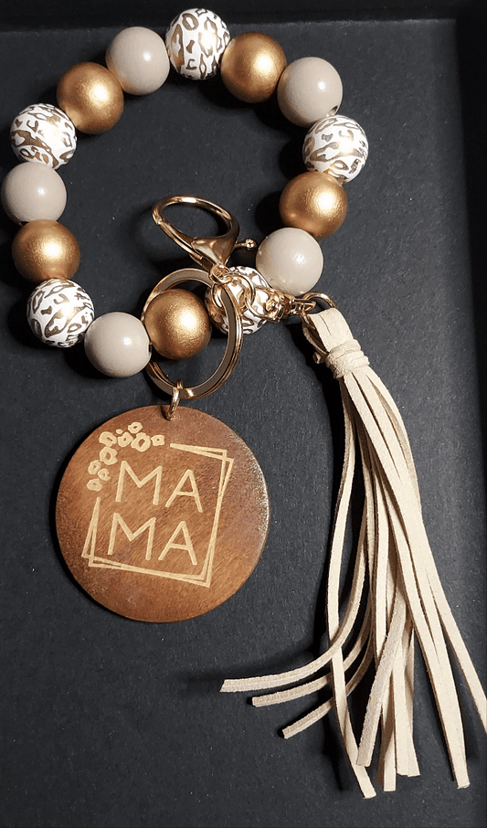 Llavero pulsera MAMÁ - Cuciture di Gisela 