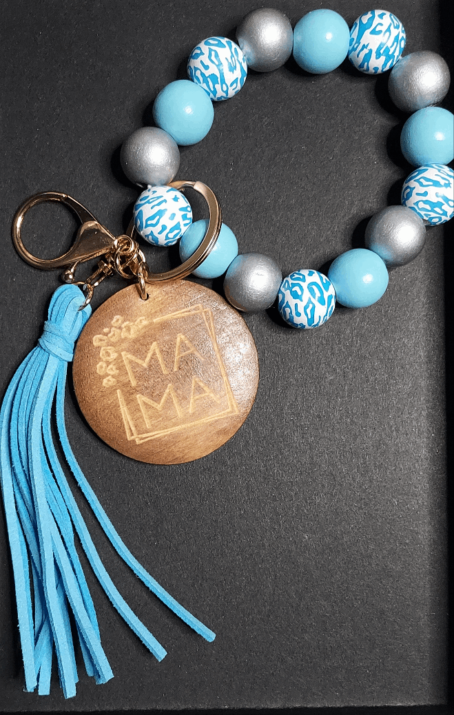 Llavero pulsera MAMÁ - Cuciture di Gisela 
